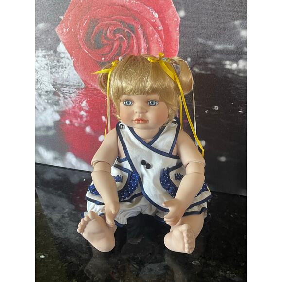 Porcelain 14” Doll Holly by Tuss William Tung - Picture 1 of 10